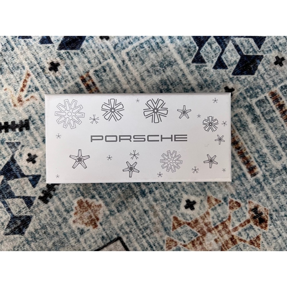 Porsche‎ Christmas Tree Decoration 911 Silver Silhouette Genuine Sports Car Auto